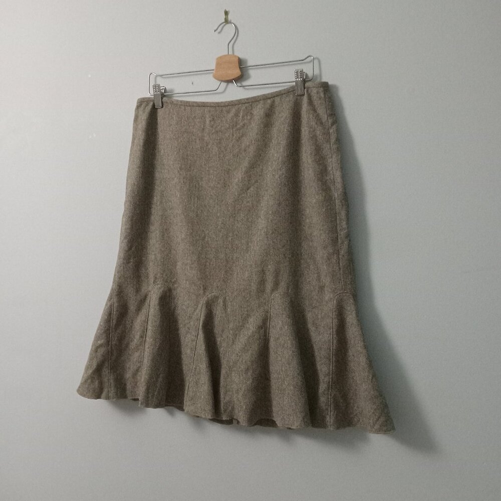 ANN TAYLOR | Fit and Flare Wool Skirt